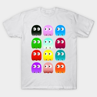 Multicoloured Aliens T-Shirt